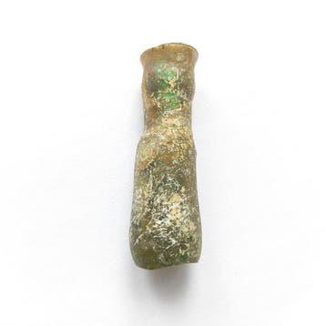 kleine Aziatische Roman Green Glass Parfum Zalf Fles Kraal -