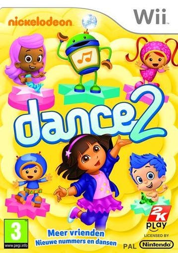 Nickelodeon Dance 2 Wii Garantie & morgen in huis!, 1 speler, Ophalen of Verzenden, Zo goed als nieuw