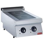 Diamond Inductie Kookplaat | 2 Zones Top | 400v | 400x700x25, Ophalen of Verzenden, Nieuw in verpakking