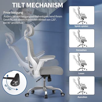 Ergonomische Bureaustoel -  Office Chair - Gamestoel - Volwa, Huis en Inrichting, Verzenden, Zo goed als nieuw