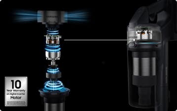 Samsung Jet 75E Pet - Steelstofzuiger - VS20B75AGR5/WA -, Ophalen of Verzenden, Zo goed als nieuw