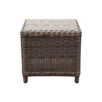 Arezza bijzettafel bruin, Tuin en Terras, Tuintafels, Ophalen of Verzenden, Nieuw, Wicker