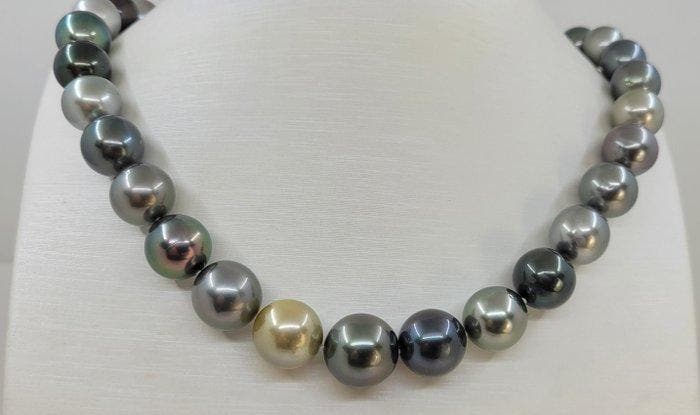Halsketting - 14 karaat Gecertificeerde 11,0×14,5 mm Multi, Sieraden, Tassen en Uiterlijk, Kettingen