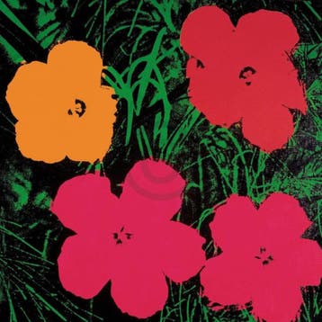 Kunstdruk Andy Warhol - Flowers C. 1964 60x60cm, Verzenden, Nieuw