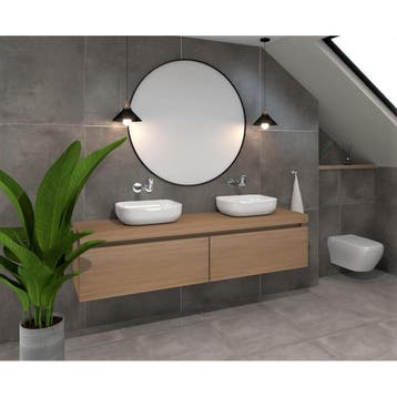 Fondovalle Portland Vloertegel - 80x80 cm - Mat Antraciet, Ophalen of Verzenden, Nieuw