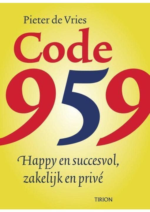 Code 959 Pieter de Vries, Boeken, Economie, Management en Marketing, Gelezen, Verzenden