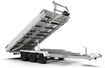 Contrans Plateauwagen bakwagen kipper afzetten schaft, Nieuw