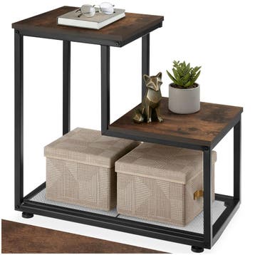 Bijzettafel Halifax 60,5x35,5x60,5cm, Huis en Inrichting, Tafels | Bijzettafels, Verzenden, Nieuw