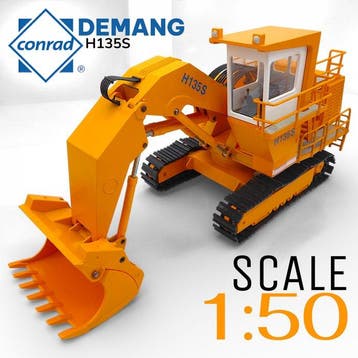 Conrad 1:50 - Model vrachtwagen - Demang H135S Hydraulic, Nieuw