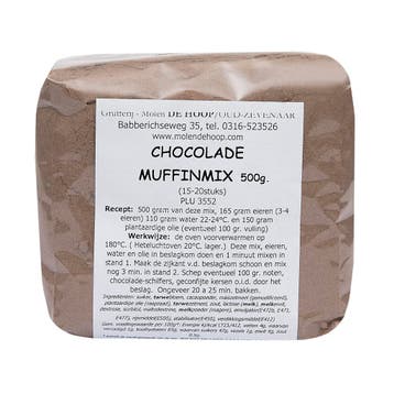Molen de Hoop Muffin-mix Chocolade 500gr, Verzenden, Nieuw