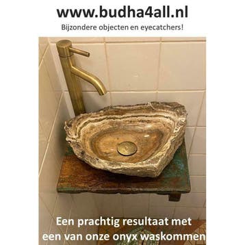 Onyx waskommen, met meerkleurige lagen, enkel en waskom sets, Ophalen of Verzenden