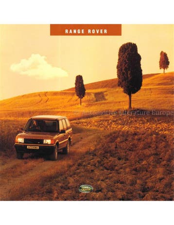 1994 RANGE ROVER BROCHURE NEDERLANDS, Boeken, Nieuw, Author