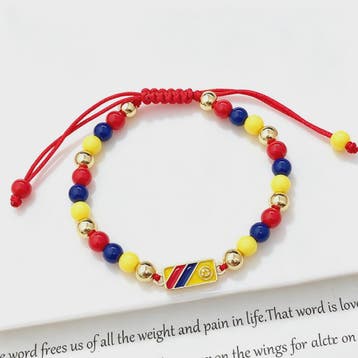 Colombia Vlag Armband - Verstelbaar Patriotisch Sieraden met, Verzenden, Nieuw