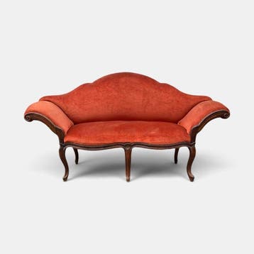 Sofa - Hout, Textiel - divaan met canapé
