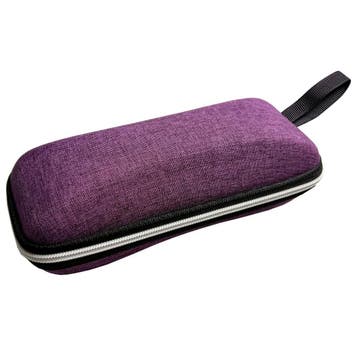 Fako Bijoux - Brillenkoker - Hard Case - Met Rits - Canvas -, Verzenden, Nieuw