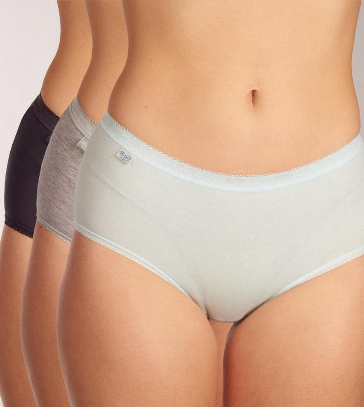 Sloggi - maat 42 - Basic+ Midi C3P Dames Onderbroek, Kleding | Dames, Ondergoed en Lingerie, Verzenden