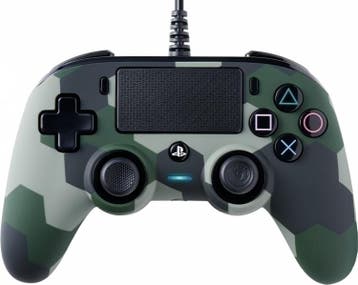 Nacon Wired Compact Controller (Green Camo) (PlayStation 4), Verzenden, Gebruikt