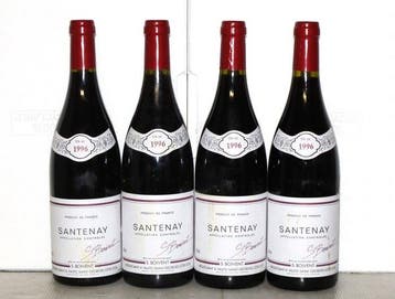 1996 S. Boivent - Santenay - 4 Flessen (0.75 liter), Nieuw