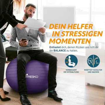 Fitness bal - Yoga bal - Pilates bal - Zwangerschapsbal - 85, Verzenden, Zo goed als nieuw