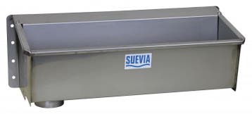 Trogdrinkbak Suevia 6150, RVS staldrinkbak 1 mtr, Ophalen of Verzenden, Nieuw