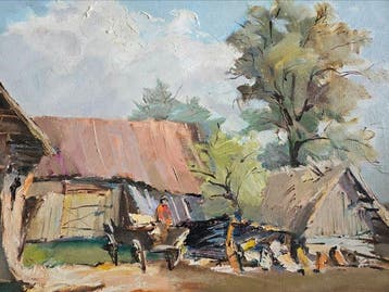 Stanislaw Jan Lazorek (XX) - Schitterend zomers Pools