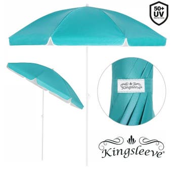 Parasol Cyprus turquoise 180cm UV-bescherming 50+ kantelf..., Verzenden, Nieuw
