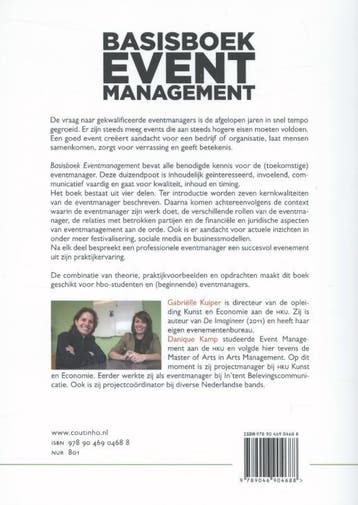 Basisboek eventmanagement - Gabriëlle Kuiper 9789046904688, Boeken, Verzenden, Zo goed als nieuw, Gabriëlle Kuiper