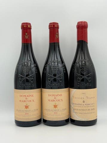 2007 & 2010 Domaine de Marcoux - Châteauneuf-du-Pape, Verzamelen, Nieuw