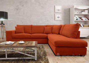 Hoekbank Gouda - hoekbanken - Cognac, Huis en Inrichting, Banken | Bankstellen, Nieuw, Stof