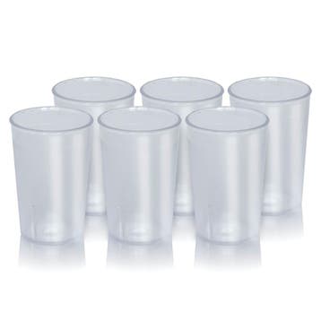 HCB Polycarbonaat onbreekbare bekers - glazen - 231 ml - 72, Verzenden