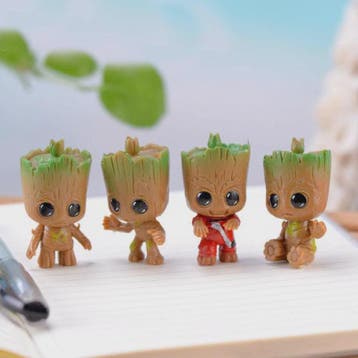 Set van 4 Leuke Groot Miniatuur Beeldjes - Decoratie Figuurt, Verzenden, Nieuw
