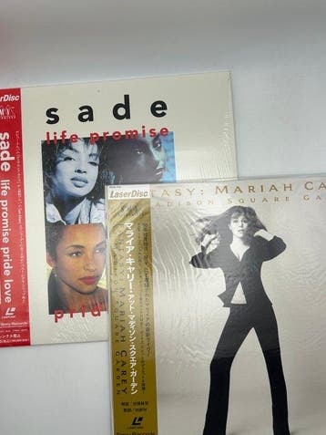 Sade, Mariah Carey - 2 x LaserDiscs uit Japan - LaserDisc, Nieuw in verpakking