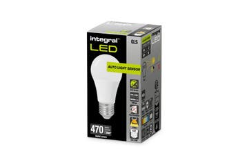 Integral LED Dag/Nacht Sensor lamp E27 4.8W 470lm 2700K M..., Huis en Inrichting, Ophalen of Verzenden, Nieuw
