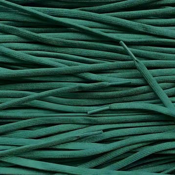 Smalle veters - Bosgroen • 120  cm x 5 mm, Ophalen of Verzenden, Nieuw