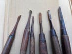Wood Carving Chisels Set — 6 Vintage Hand Tools -
