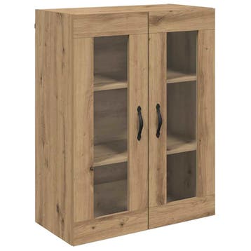vidaXL Wandkast Artisan Eiken 69,5 x 34 x 90 cm, Minder dan 50 cm, Verzenden, Nieuw, Minder dan 100 cm