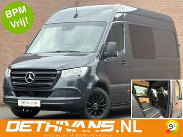 Zakelijke Lease |  Mercedes-Benz Sprinter 317CDI 170PK 9G-Tr, Automaat, Gebruikt, Zwart, Diesel