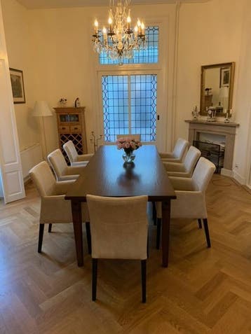 Kersen houten eettafel, Franse klassieke of moderne, op maat, Nieuw, Overige houtsoorten