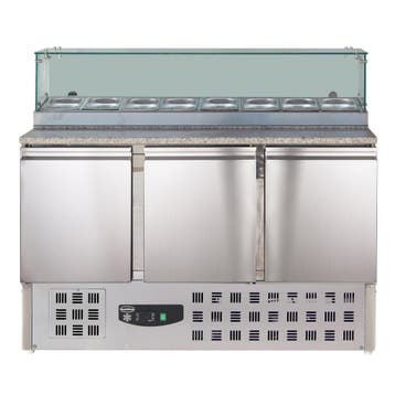 Combisteel Pizzawerkbank 444L Met 3 Deuren (1/1 GN) | Boven, Ophalen of Verzenden, Nieuw