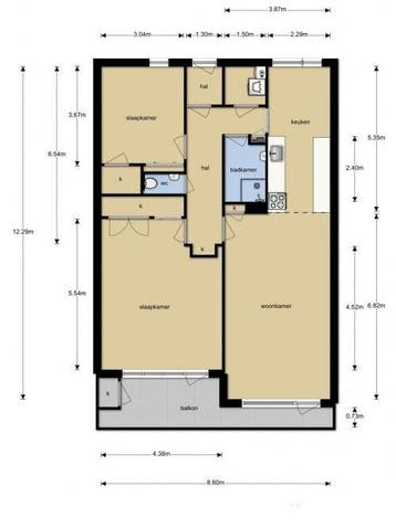 Te Huur 3 Kamer Appartement Geessinkweg In Enschede, Huizen en Kamers, Direct bij eigenaar, Overijssel, Enschede, Appartement