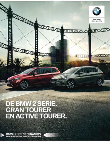 2017 BMW 2 SERIE GRAN | ACTIVE TOURER BROCHURE NEDERLANDS, Boeken, Nieuw, BMW, Author
