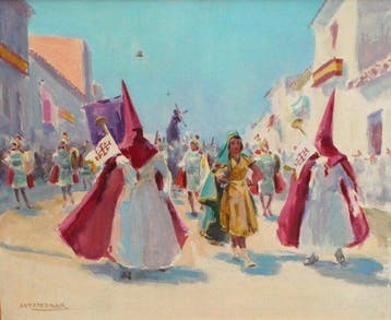 Antonio Ferrer (1946) - Procesión bajo el cielo azul