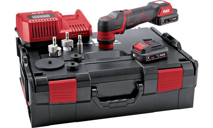 FLEX PXE 80 12-EC/2.5 SET Accu Polijstmachine, Motoren, Accessoires | Onderhoudsmiddelen, Verzenden