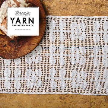 Haakpatroon Tafelloper Flower Fields Table Runner filet ha, Ophalen of Verzenden, Nieuw