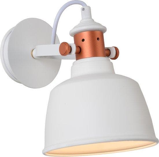 Lucide TJOLL - Wandlamp - Wit, Antiek en Kunst, Antiek | Lampen, Verzenden