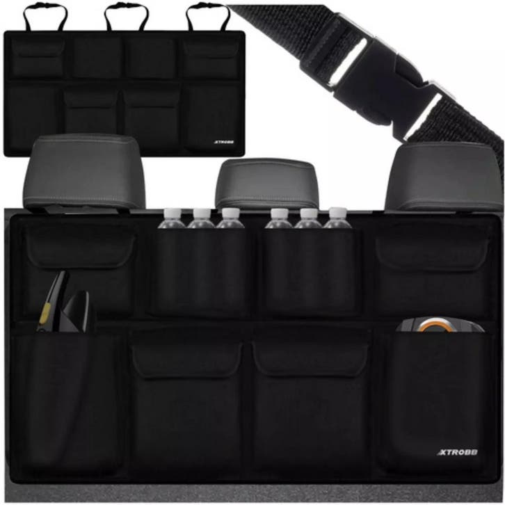 Ruhhy Autostoel organizer met tablethouder en multivakken..., Auto diversen, Auto-accessoires, Nieuw, Ophalen of Verzenden