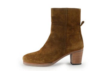 Shabbies Amsterdam Enkellaarzen in maat 41 Cognac, Kleding | Dames, Overige kleuren, Shabbies Amsterdam, Verzenden, Lage of Enkellaarzen