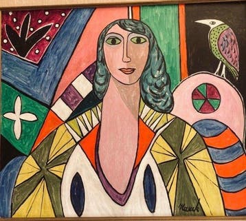 Rigobert Haeck (1912–2005) - Mama i Jej Rodzina, Antiek en Kunst