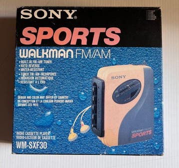 Sony - WM-SXF30 Sports Walkman Draagbare cassettespeler, Nieuw