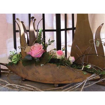 patina tafeldecoratie bloemenschaal JoJo | Roest decoratieve, Verzenden, Nieuw